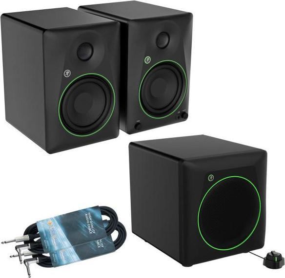 Mackie Studio-Monitore CR5BT mit CR8SBT Subwoofer und Klinkenkabel (Active)