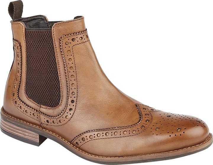 Produktbild Roamers Stiefel mit Lochmuster und elastischen Einsätzen (43)