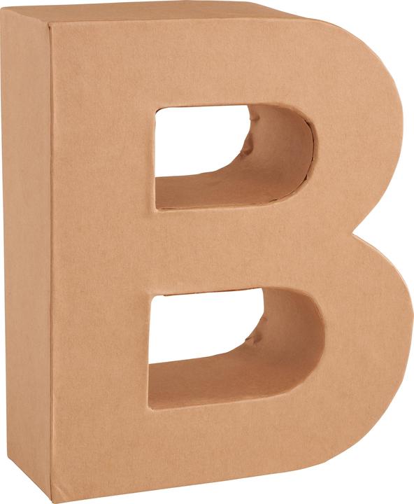 Actual product image Glorex Cardboard letter B 17,5X5,5cm