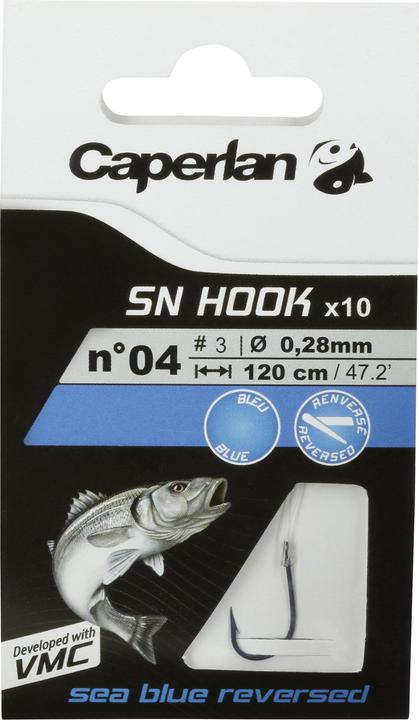 Actual product image Caperlan Leader hooks for sea fishing