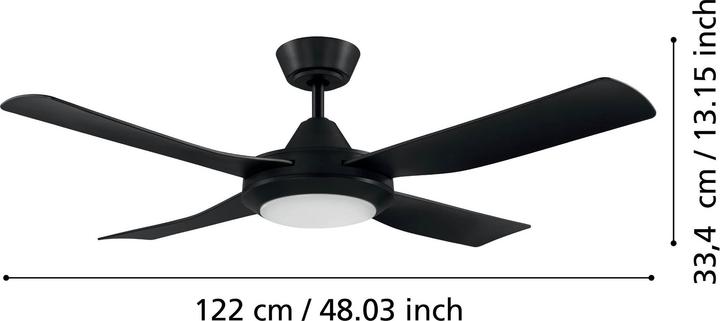 Immagine prodotto EGLO Ventilatore da soffitto a LED (52 dB)