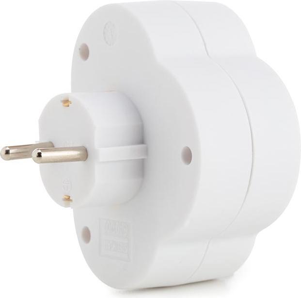 Actual product image Perel Adapter socket - On/off switch - Earthing contact (CEE 7/3, 2 x)