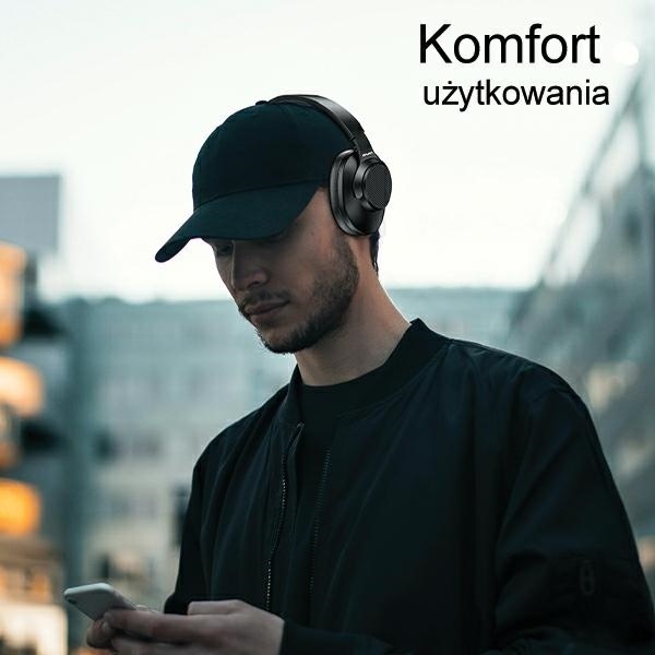 Actual product image Awei słuchawki nauszne A997 Pro ANC Bluetooth czarny/black (ANC, Wireless)