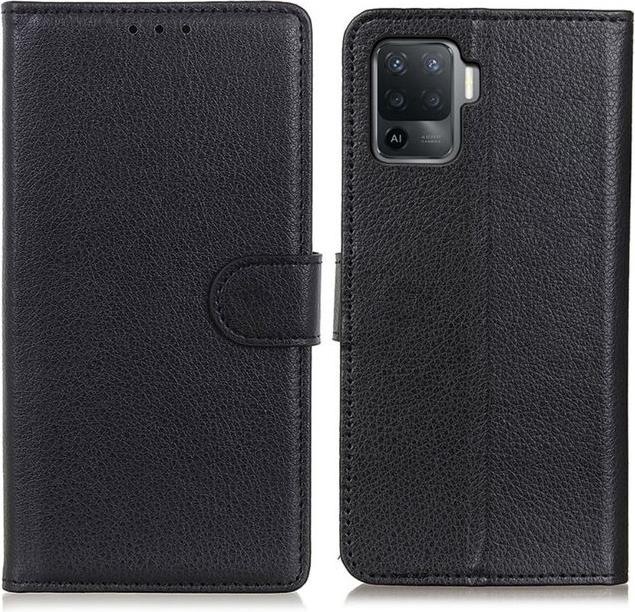 Produktbild MU Classic Litchi Leder Bookcover Series (Oppo A94)