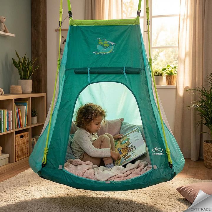 Actual product image Hudora Nest swing with Pirate 90 tent