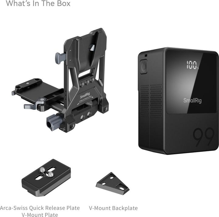 Produktbild SmallRig VB99 mini V Mount Battery (Kit) 5048 (Kamera Akku)
