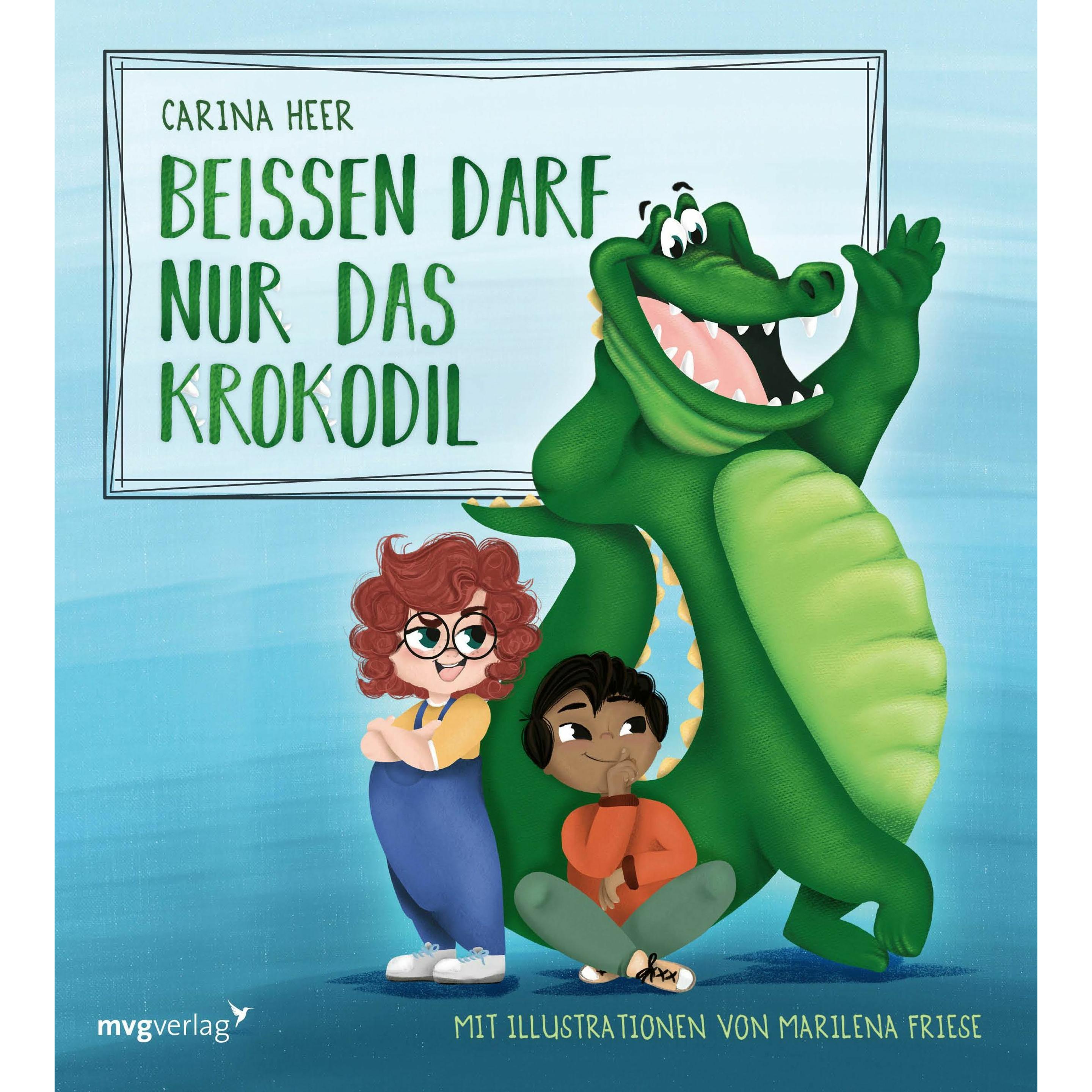 Beissen darf nur das Krokodil – Pappbilderbuch, Kinderbücher von Carina Heer