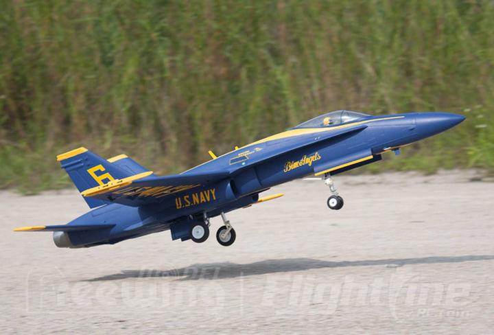 Actual product image Freewing F/A-18C Hornet Blue Angel PNP 90mm 12B Jet EDF (Jet)