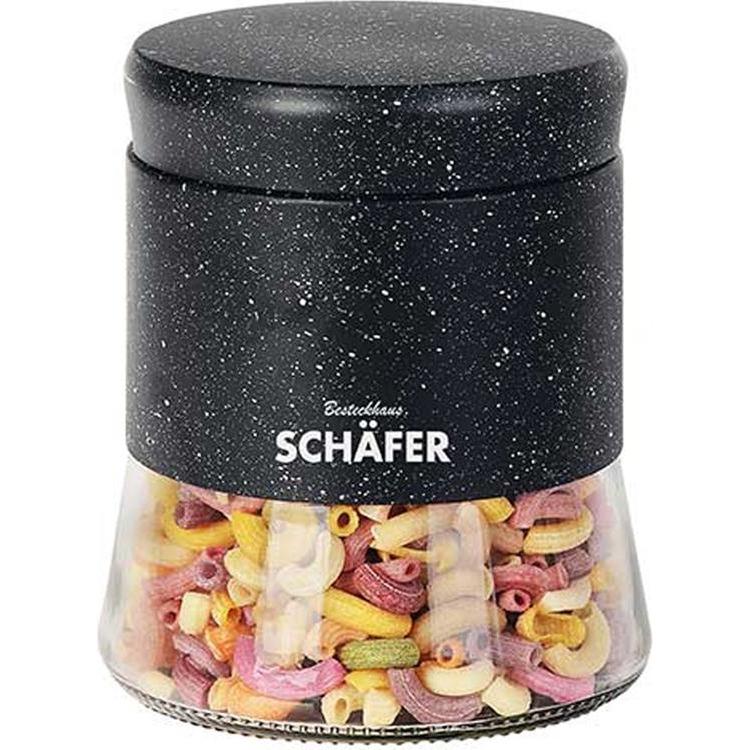 neuetischkultur Vorratsdose, Vorratsbehälter, Schwarz