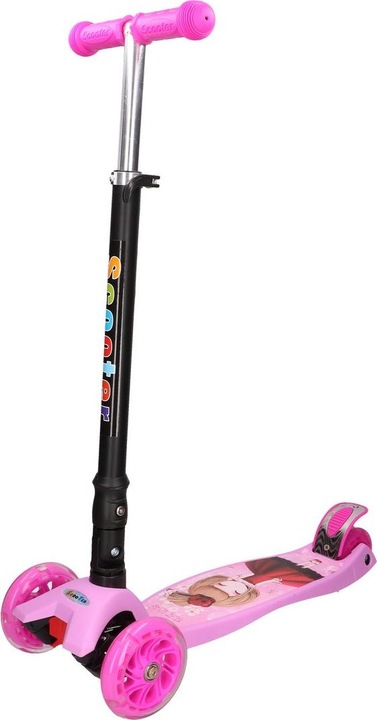 Produktbild Extralink Kids Scooter Tiger Turbo Różowy | Hulajnoga dla dzieci |
