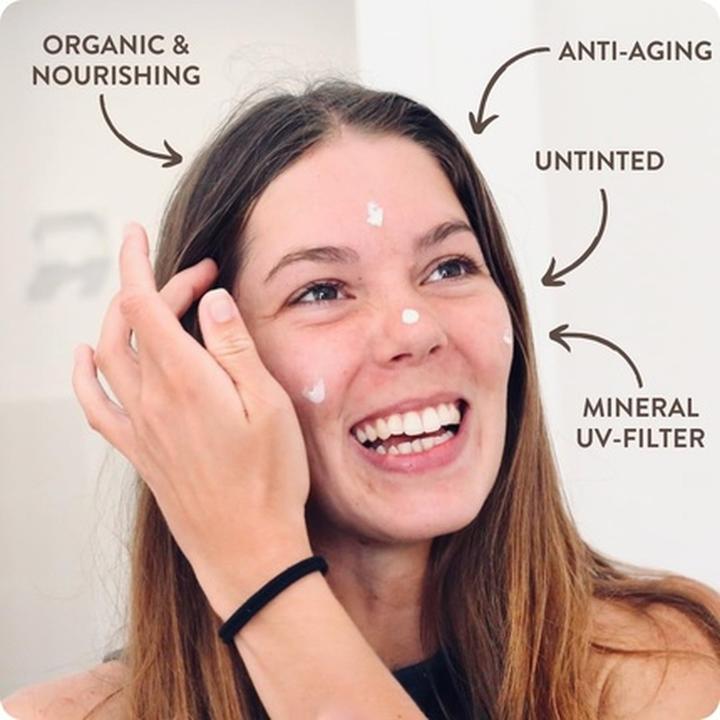 Actual product image Suntribe Crème Solaire Bio SPF 30 (Sun cream face, SPF 20, 50 ml)