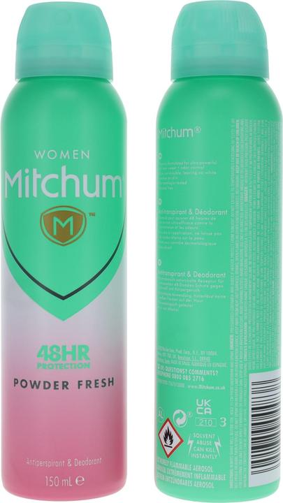 Actual product image Revlon Mitchum Advanced Women Powder Fresh Deodorant 150ml (Spray, 150 ml)