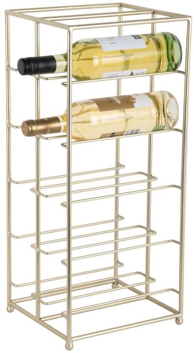 present time Weinregal Duo Floor 57 x 25 cm, Gold (Porte-bouteilles de vin)