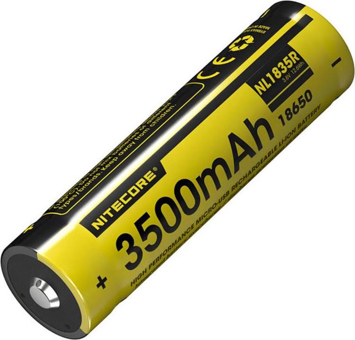 Produktbild Nitecore 18650 USB Akku 3500mAh NL1835r