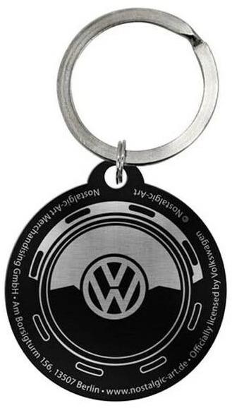 Produktbild Nostalgic-Art Merchandising Schlüsselanhänger VW Rad Ø 4 cm, 1 Stück, Mehrfarbig