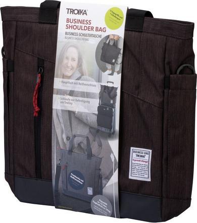 Produktbild Troika BUSINESS SHOULDER BAG Business-Schultertasche, grau/schwarz