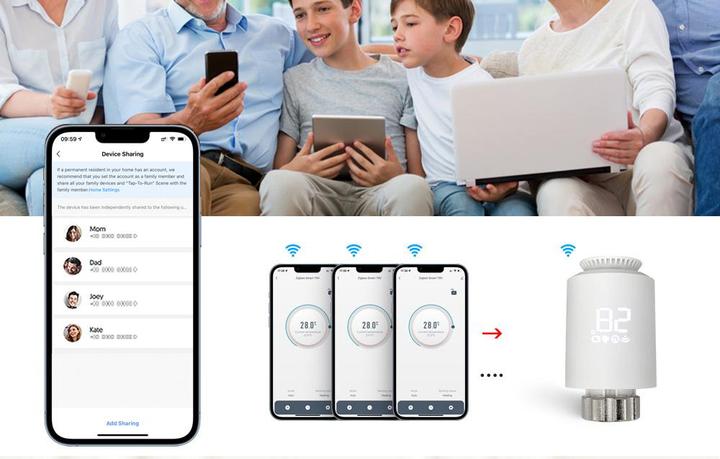 Image du produit Avatto Smart Thermostat Radiateur Vanne TRV06 Zigbee 3.0 Tuya