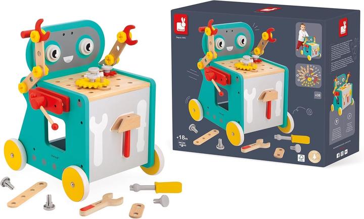 Actual product image Janod Robot trolley