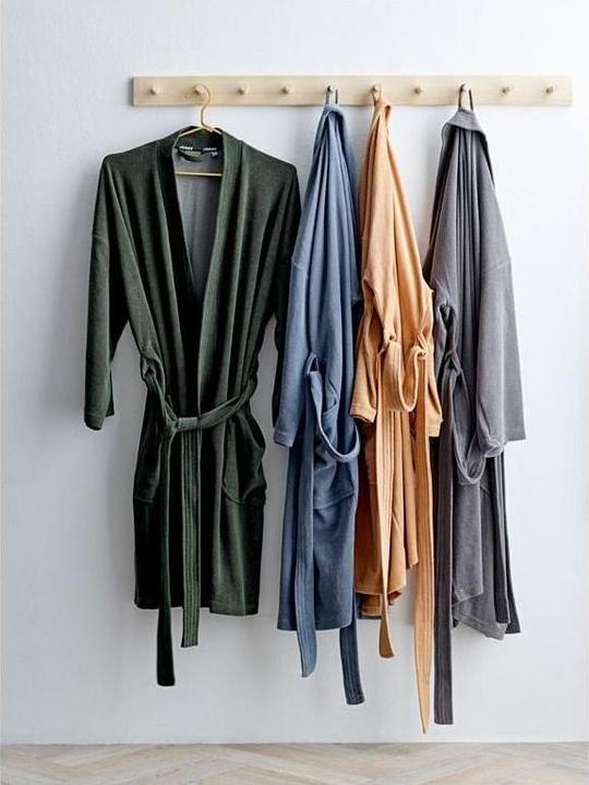 Produktbild Södahl Bademantel S/M Blaugrau (S, M)
