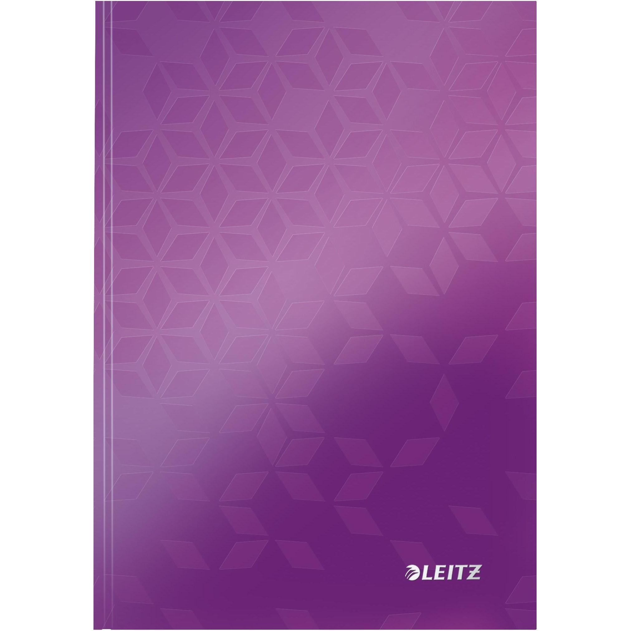 Leitz, Heft + Block, Wow (A5, Kariert, Harter Einband)
