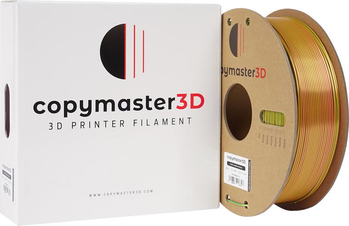 Actual product image Copymaster3D Tri-Silk 3D Filament, 1.75 mm, gold/green/fuchsia (1.75 mm, 1000 g)