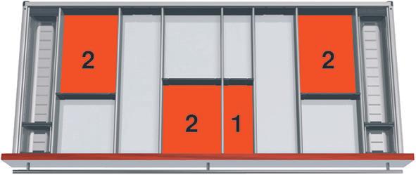 Actual product image Blum Compartment set ORGA-LINE for TANDEMBOX antaro