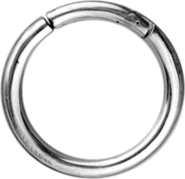 Produktbild Star Piercing Ohrgewicht Segmentring klappbar silber (Messing)