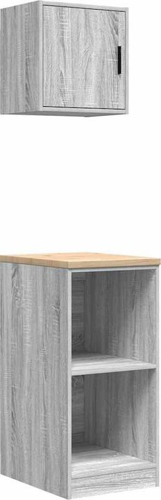 Immagine prodotto vidaXL Poltrona massaggiante elettrica in tessuto grigio nuvola