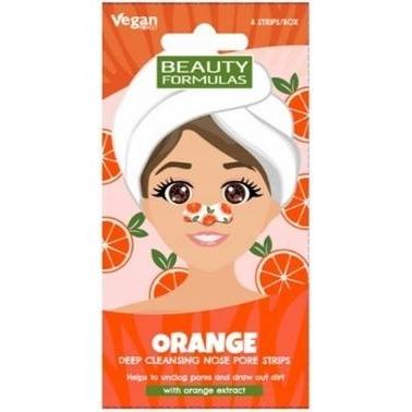NoName, Gesichtsreinigung, Deep Cleansing Nose Patches Orange - 6 Stück (Reinigungstücher)