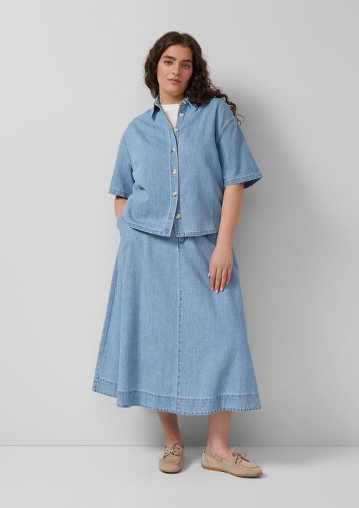 Produktbild s.Oliver Denim-Bluse im Relaxed Fit (50)