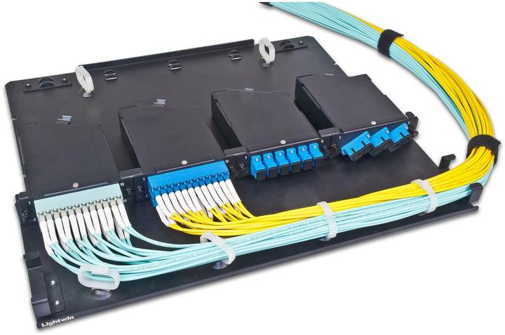 Lightwin Frontplatte MTP PANEL 4 19 Leerpanel für 4 MTP-Kassetten
