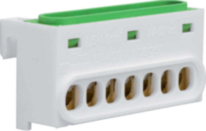 Immagine prodotto Hager Terminale PE 7 punti terminali, IP2X GZ07E