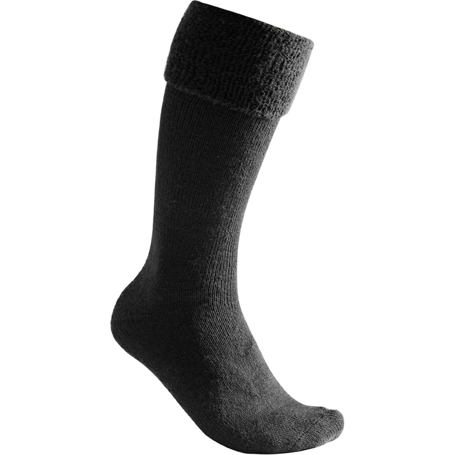 Woolpower, Unisex, Sportsocken, 600 Knee-High Socks Unisex (45 - 48), Schwarz
