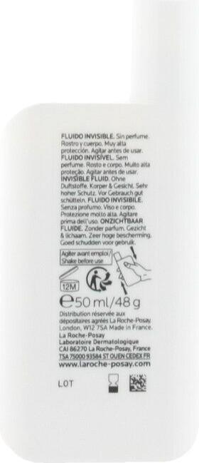 Actual product image La Roche Posay Kids Invisible Fluid UVMune (Sun lotion, SPF 50+, 50 ml, 73 g)