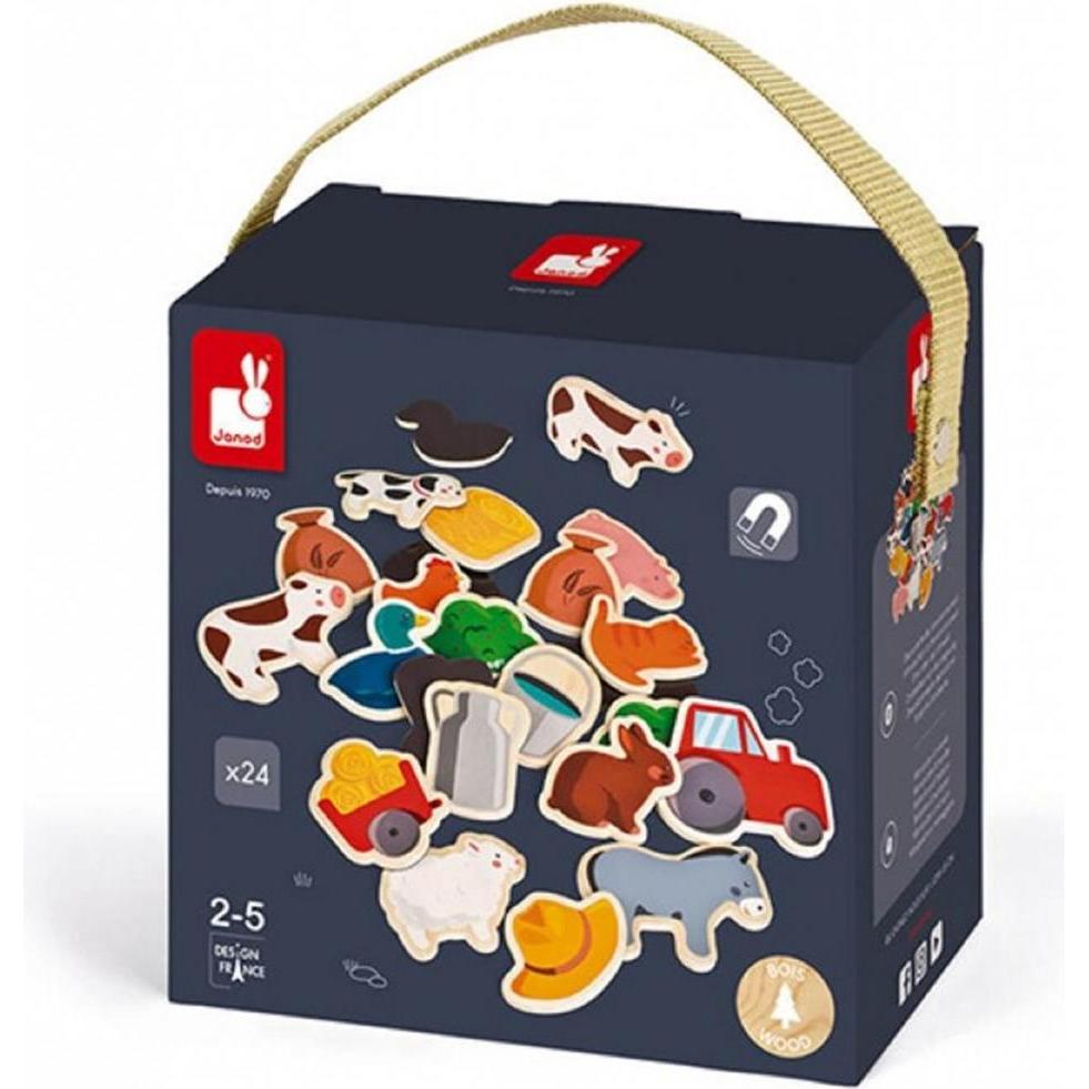 Thumbnail - Janod, Magnet, Bauernhof (24 x)