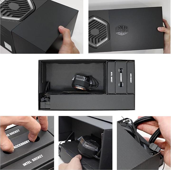 Produktbild Cooler Master CoolerMaster WAK MasterLiquid 240 Atmos Stealth