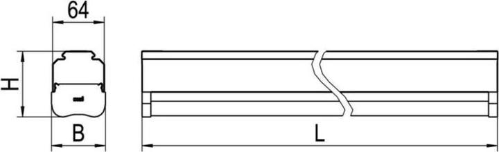 Produktbild Ridi VLGFP1001-7#1561176 LED-Geräteträger 4000K DALI (5260 lm)