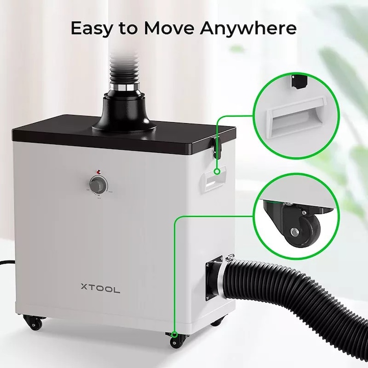 Actual product image XTool makeblock smoke purifier