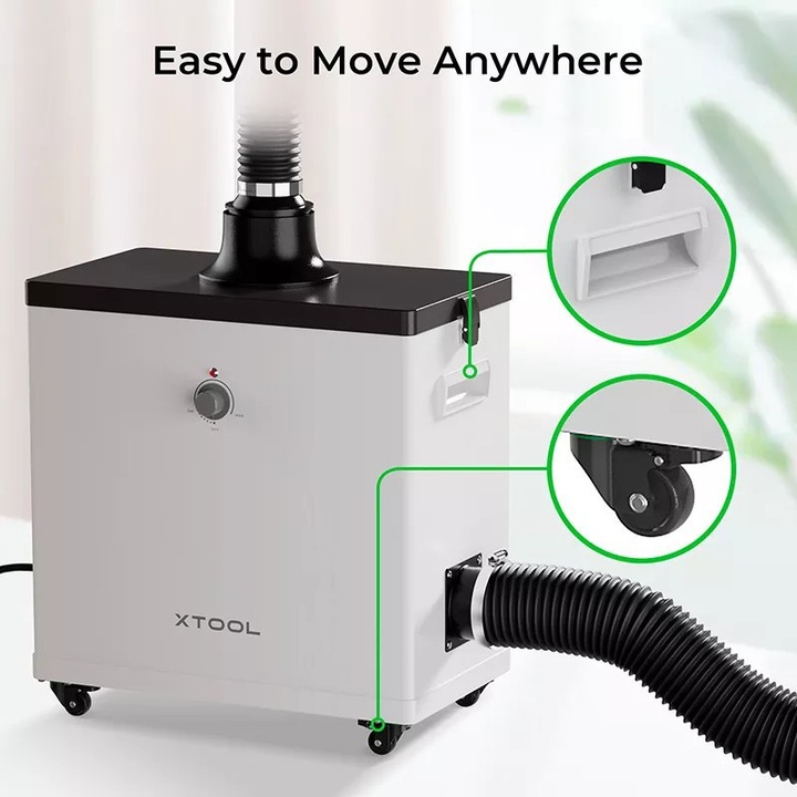 Actual product image XTool makeblock smoke purifier