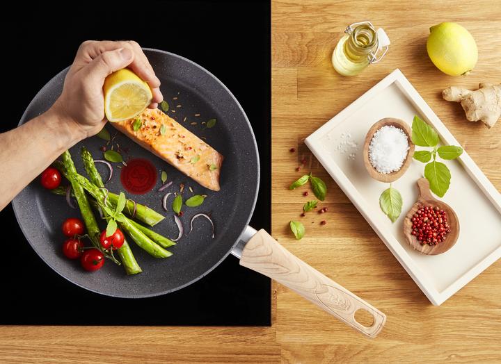 Actual product image Tefal Natural Force - Pan set - Koekenpannen 24 & 28 cm (28 cm, Pan set + pot set, Aluminium)