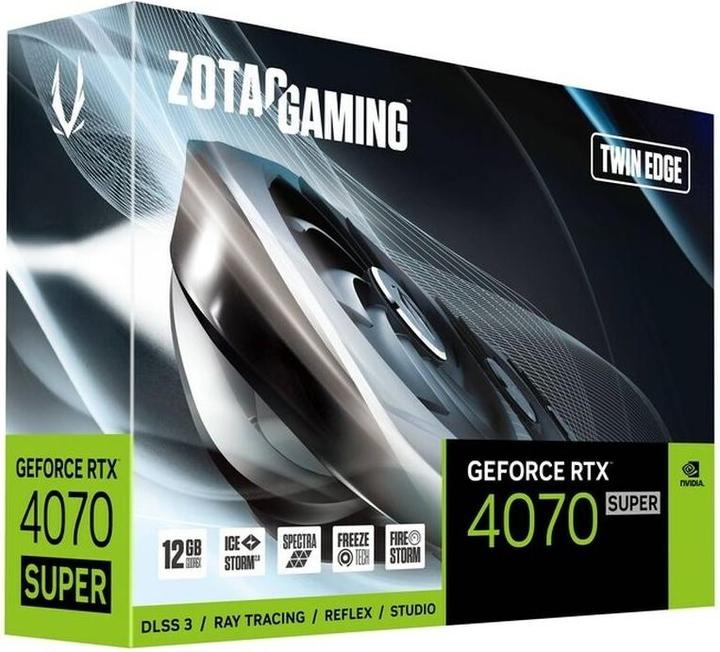 Actual product image Zotac GeForce RTX 4070 SUPER Twin Edge (12 GB)