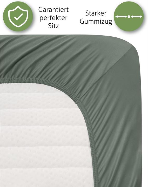 Produktbild Aspero Bambus Spannbettlaken Macau (90 x 200 x 30 cm)