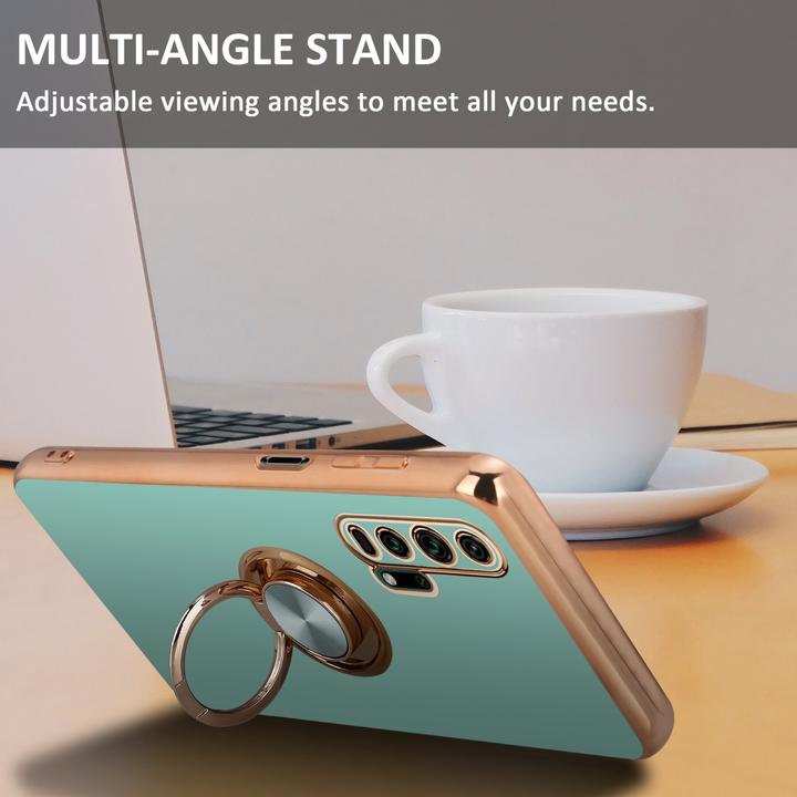 Produktbild Cadorabo Hülle für Honor 20 PRO im TPU mit Kameraschutz und Ring LM089 Style (Honor 20 Pro)