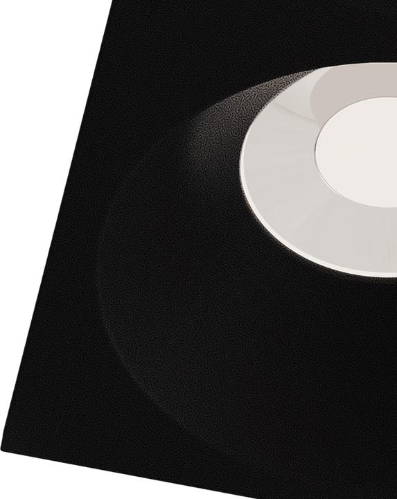 Image du produit Maytoni Zoom Downlight, Luminaire encastré GU10 carré noir IP65 étanche (GU10)