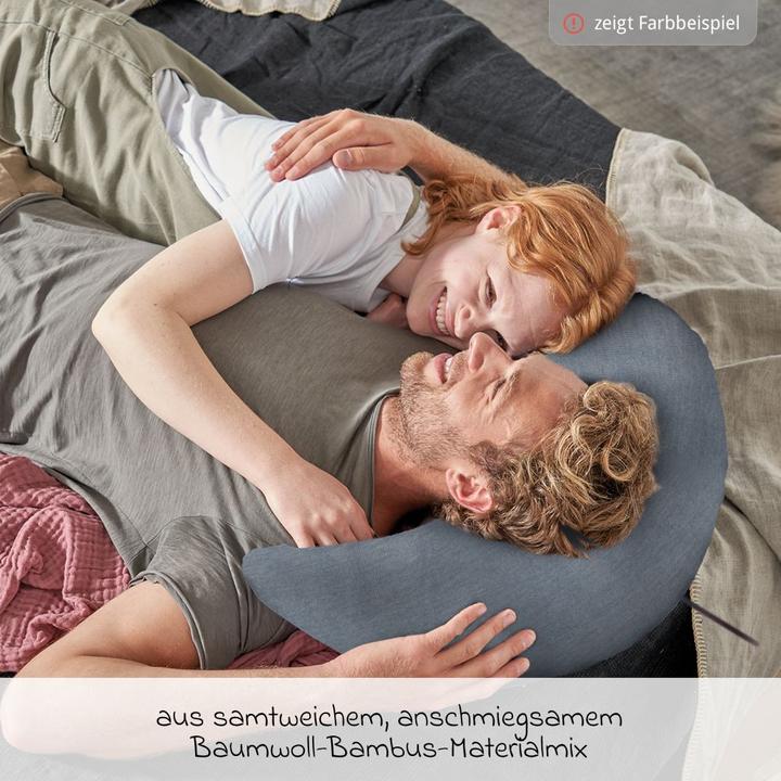Produktbild Theraline Stillkissen Stillkissen Der Bambusmond (140 x 27 cm)