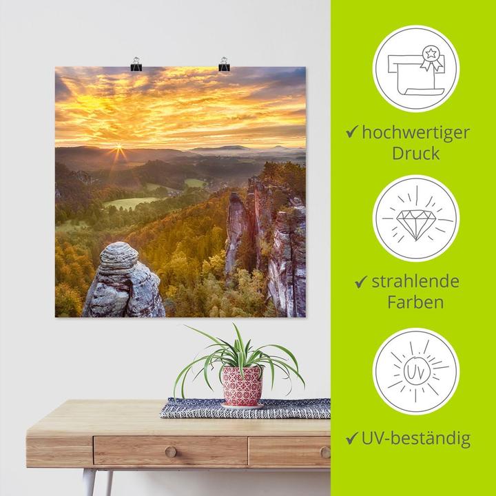 Immagine prodotto Artland Svizzera sassone Ferdinandstein U4XC (30x30 cm)