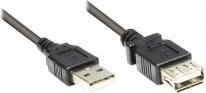 Productafbeelding Good Connections USB A - USB A verlengkabel (1.80 m, USB 2.0)