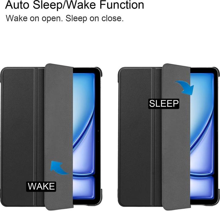 Produktbild Ueli Express Tri-Fold Schutzhülle mit Sleep Wake Funktion (Apple iPad Air 13 2024, Apple iPad Air 13 2025, Apple iPad Air 13 2026)