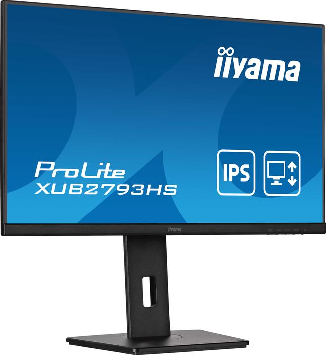 Produktbild iiyama ProLite XUB2793HS 27" 16:9 Full HD IPS Display schwarz (1920 x 1080 Pixel, 27")