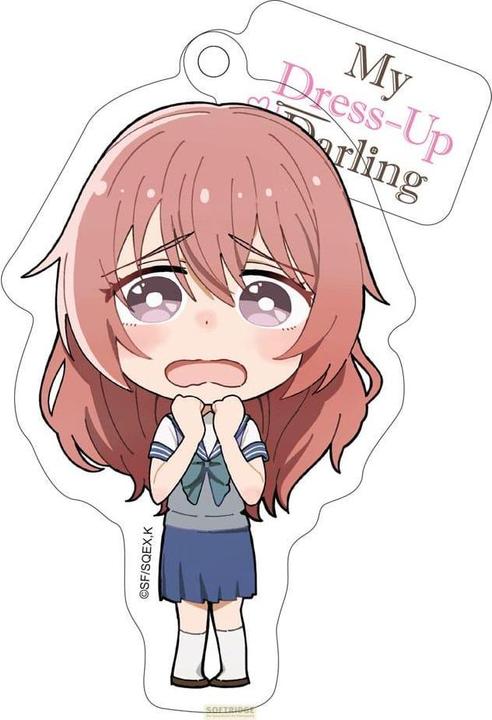 Sakami My Dress-Up Darling acrylic keyring pendant Shinju Chibi Style 8 cm